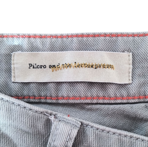 Pilcro Women's Light Gray Skinny Jeans Size 30 - Picture 5 of 8